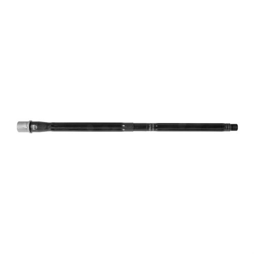 Faxon 6.5 Grendel Heavy Fluted Barrel tilbyr presisjon med 5R rifling, nitride-behandling for slitestyrke, og tilgjengelig i 18" og 20" lengder.