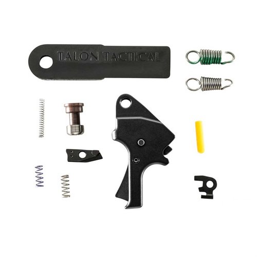 Apex Tactical S&W M&P M2.0 Flat-Faced Forward Set Trigger Kit gir en lettere, jevnere avtrekk med 40% redusert avtrekksbevegelse og mulighet for tilpasning.