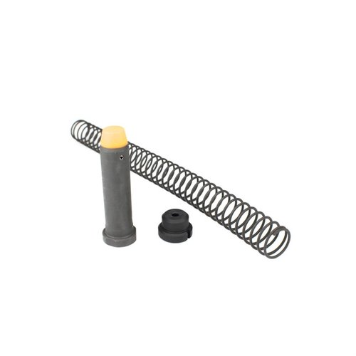 Angstadt Arms 9mm AR-15 Buffer Kit gir riktig vekt og størrelse for pålitelig sykling av din 9mm blowback AR-15, med slitesterk matte svart finish.