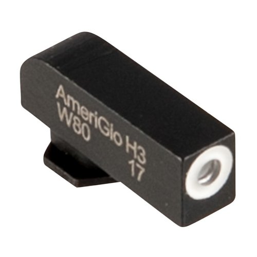 AmeriGlo Tritium Front Sight for Glock® gir raskt mål med sitt lavprofil design, tritium som lyser i mørket og slitesterk stål for pålitelighet.
