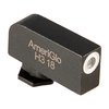 AmeriGlo Tritium Front Sight for Glock tilbyr en lavprofil, presisjonsmaskinert stål kropp med tritium som lyser i mørket for rask sikting under stress.