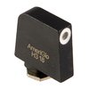AmeriGlo Tritium Front Sight for Glock gir rask måloppnåelse med lavprofil, tritium som lyser i mørket, og slitesterk stålkonstruksjon for konkurranse og operativ bruk.