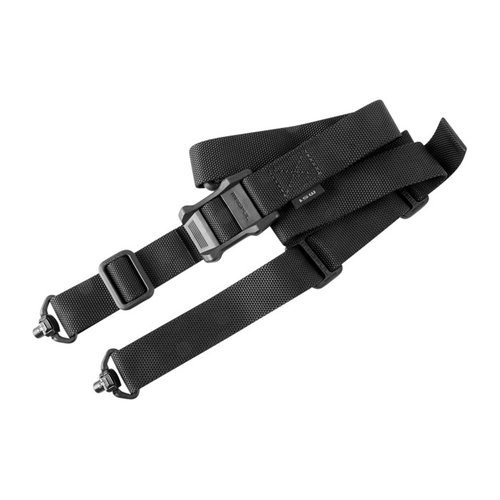 Magpul MS1 QDM Sling tilbyr rask justering, en slitesterk design, og kan konfigureres for både to- og en-punkts bruk, ideell for enhver rifle.