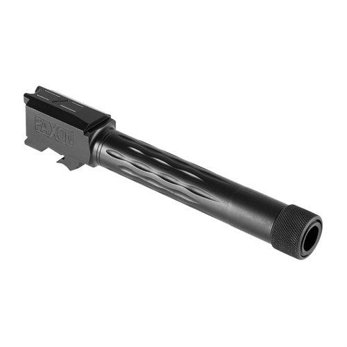 Oppgrader presisjonen til din M&P M2.0 med Faxons 9mm Luger Flame Fluted løpet, laget av 416-R rustfritt stål med 11-graders krone for maksimal nøyaktighet.