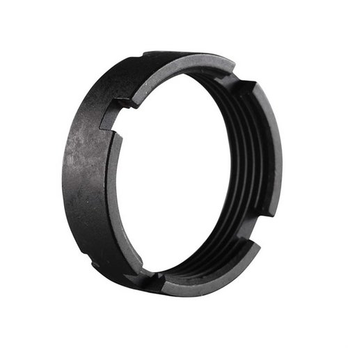 Luth-AR Carbine Castle Nut i svart stål passer til MBA-3/MBA-4 Carbine Buffer Kits og enhver Mil-Spec eller Commercial Carbine receiver extension.