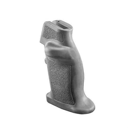 Luth-AR AR-15 Chubby Pistol Grip gir et komfortabelt og sikkert grep, perfekt for standard AR-15 rifler. Ideell for forbedret kontroll og presisjon.