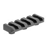 Arisaka Low Profile Picatinny Rail reduserer høyden på KeyMod til Picatinny adaptere, med 5 spor, kun 0.277" høy, laget av 6061 T-6 aluminium.