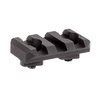 Arisaka Low Profile Picatinny Rail reduserer høyden for KeyMod til Picatinny adaptere, gir en slankere løsning med 5 festespor og veier kun 0,6 oz.