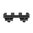 ARISAKA DEFENSE M-LOK LOW PROFILE 3 SLOT 1.37   BLACK