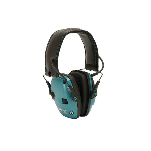 Howard Leight Impact Sport Electronic Earmuffs gir lett og kompakt hørselvern, forsterker samtaler, blokkerer farlige lyder og har AUX-inngang.
