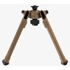 Magpul A.R.M.S.® 17S bipod er lett, robust og justerbar med 50° tilt og 40° pan, perfekt for presisjonsskyting og enkel oppbevaring.
