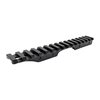 Area 419 CZ 455 Picatinny Scope Rail eliminerer skifting av kikkertsikte, har en robust design i 7075 aluminium og innebygd bubble level for presisjon.