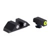 PERFECT DOT Tritium night sights for Glock® gir maksimal synlighet i alle lysforhold, med 30% mer Tritium for ekstra lysstyrke og robust design.