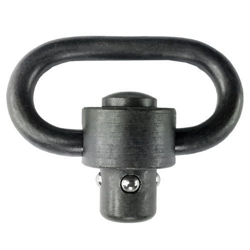 Grovtec Heavy Duty Push Button Swivel gir sikker og enkel festing av 1-1/4" slynge, med 360° rotasjon og en belastningstest på opptil 450 lbs.