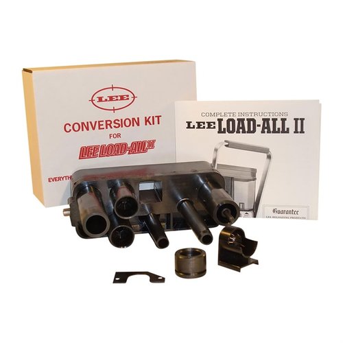 Lee Load All Conversion Kit gir deg alt du trenger for å konvertere Load-All II til 12, 16 eller 20 gauge, inkludert die carrier, steel sizer, og mer.