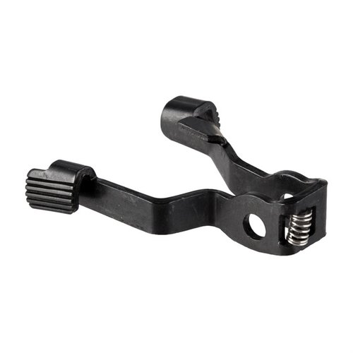 Vickers Tactical® ambidextrous slide stop for Glock® Gen 5 gir raskere og sikrere lading med dype serrasjoner, laget av 4130 chrome moly steel for holdbarhet.