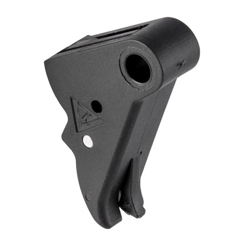 Vickers Tactical Carry Trigger for Glock® gir pålitelighet og holdbarhet med en flat ansiktform for nøyaktig avtrekk, og varmes ikke opp under trening.