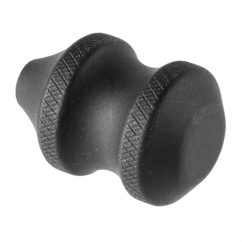 419 BOLT KNOB fra AREA 419 gir optimal boltmanipulering med fingerutskjæring, laget av 6061-T6 aluminium og anodisert sort for presisjonsrifler.