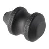 419 BOLT KNOB fra AREA 419 gir optimal boltmanipulering med fingerutskjæring, laget av 6061-T6 aluminium og anodisert sort for presisjonsrifler.