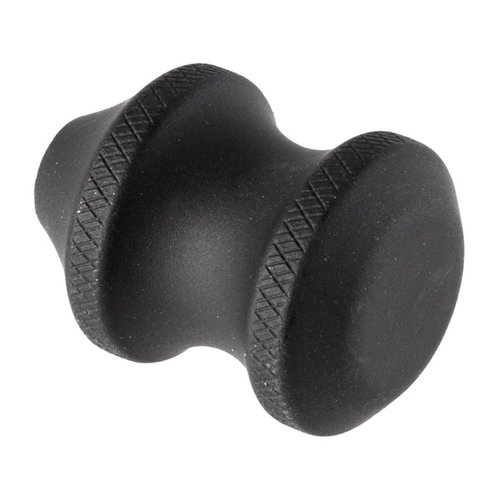 AREA 419s 419 BOLT KNOB gir optimal boltmanipulasjon med fingerfordypning og knurling for bedre grep, laget av 6061-T6 aluminium og anodisert svart.
