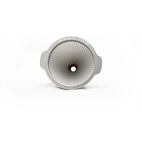 BILLET ALUMINUM POWDER FUNNEL fra AREA 419 har utskiftbare hoder for hver kaliber, sikrer maksimal flyt og forhindrer at pulverkorn setter seg fast.
