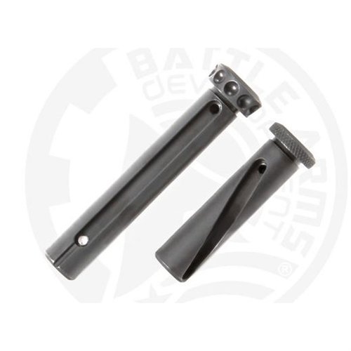 Battle Arms Development AR308 Enhanced Pin Set tilbyr forbedret grep, lavprofil hodene, ambidextrøs sikkerhet og enkel montering for DPMS 308 varianter.