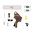 APEX TACTICAL SPECIALTIES INC S&W M&P M2.0 FDE FLAT FACED FORWARD SET TRIGGER KIT