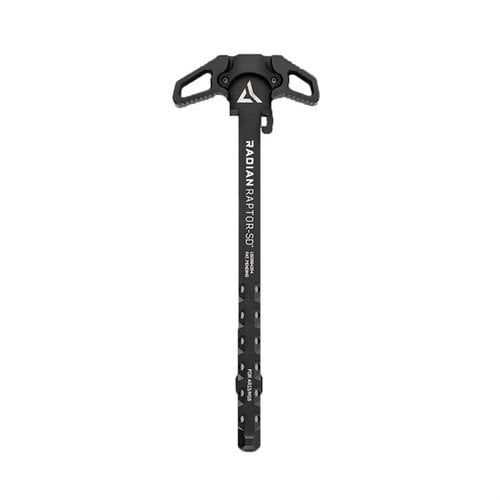 Raptor-SD ambidextrous charging handle reduserer gassblåsing mot ansiktet, gir rask lading med begge hender og er laget av 7075-T6 aluminium.