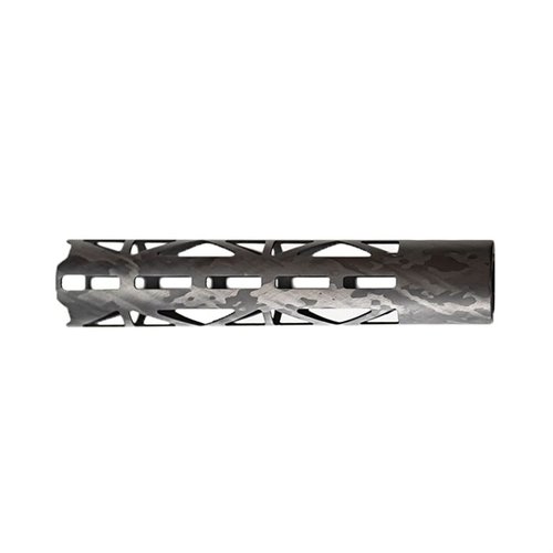 Battle Arms Development AR-15 10" Carbon Fiber Handguard M-LOK gir overlegen varmehåndtering og veier kun 5,2 oz, perfekt for lange skytedager.