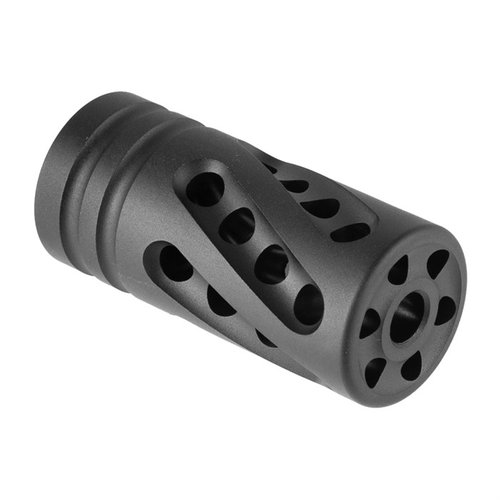 X-Ring Performance Compensator forbedrer presisjonen og holder 10/22 pipa i linje med målet, laget av 6061-T6 aluminium med svart anodisert finish.