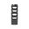 PRECISION ARMAMENT HYPERTAP 556 MUZZLE BRAKE 22 CALIBER 1/2-28 SS BLACK
