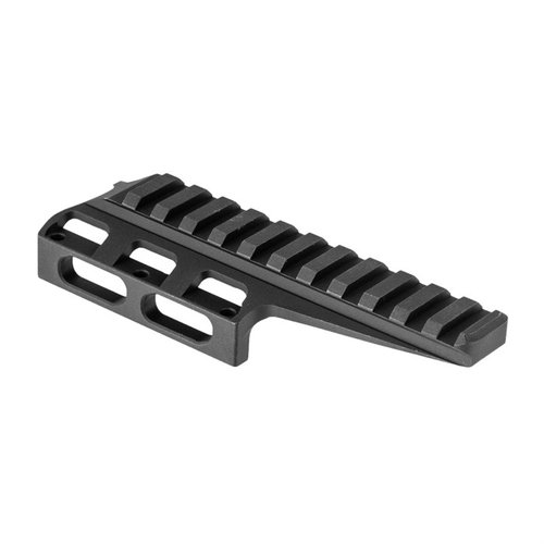 NV Mount Cap Kit gir en enkel toppskinnemonteringsløsning for nattvisionsenheter på KRG-chassiset, komplett med nødvendige spacere og skruer.