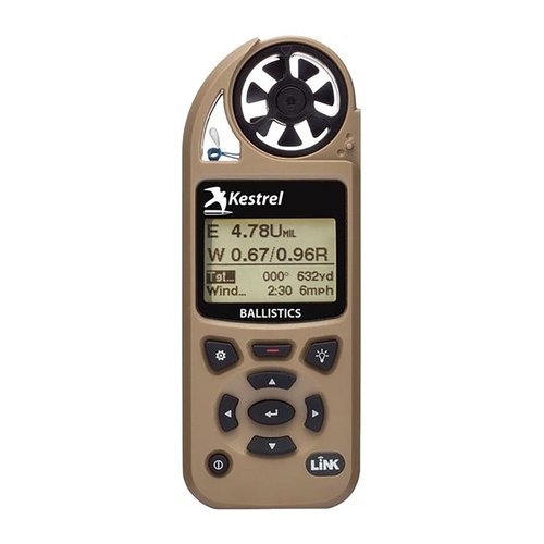 Kestrel 5700 Ballistic Weather Meter tilbyr presise ballistiske beregninger, miljømålinger, LiNK-tilkobling og en robust, vanntett design for langdistanse skyting.