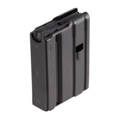 .450 Bushmaster magasin fra D&H Industries gir pålitelig ytelse for AR-15 rifler. Laget av stål med svart finish, kapasitet på 4 skudd.