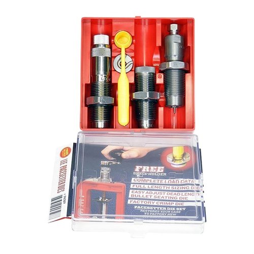 PACESETTER 3-DIE SET for 224 Valkyrie inkluderer Full Length Sizing Die, Bullet Seating Die, Factory Crimp Die, og mer, passer til alle 7/8"-14 presses.