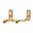 BADGER ORDNANCE 30MM 1.70" 0 MOA MODULAR MOUNT, TAN