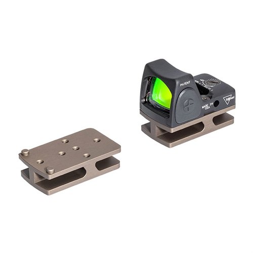 Badger Ordnance Condition One Micro Sight Adapter gir deg muligheten til å feste populære reflexoptikker som Trijicon RMR, med høy styrke og holdbarhet.