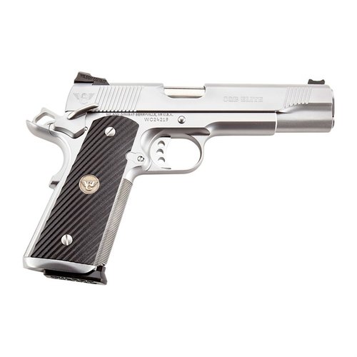Oppdag 1911 CQB Elite fra Wilson Combat! ✨ En pålitelig 9mm pistol med tilpassede funksjoner for profesjonelle skyttere. Bestill nå!