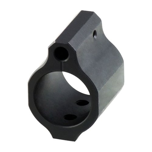 ODIN Works Low Profile Gas Block passer perfekt under slanke håndtak, laget av karbonstål med svart nitride-finish, og sikrer feilfri drift i riflen din.