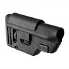 B5 Systems Collapsible Precision Stock gir en justerbar og kompakt løsning for AR-15, med ambidextrous sling-fester og M-LOK punkt for ekstra tilbehør.