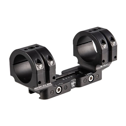 BA Series Mounts gir sikker montering av høyytelsesoptikk på bolt action rifler, laget av 6061 T6 aluminium med absolutt Return to Zero.