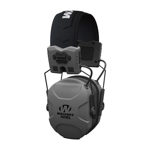 Opplev høy komfort og 26 dB lydreduksjon med Walkers XCEL 500BT, en slank elektronisk muff med Bluetooth og Hi-Gain Omnidirectional Microphone.
