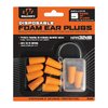 Walkers Foam Ear Plugs med nakkebånd holder øreproppene sammen, og gir 25 dB støyreduksjon for optimal hørselbeskyttelse på skytebanen.