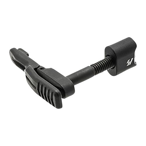 Strike Industries' AMBIDEXTROUS MAGAZINE RELEASE gir en lavprofil og ergonomisk design som enkelt passer i de fleste mottakere, perfekt for både venstre- og høyrehendte.