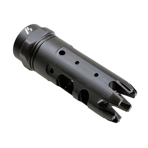 Strike Industries Mini King Comp 9mm gir lavere rekyl og raskere oppfølgingsskudd med sin kompakte design og standoff/wirecutting tines for optimal ytelse.
