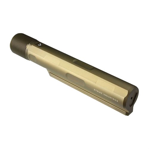 Strike Industries Advanced Receiver Extension gir et oppdatert utseende og økt funksjonalitet, laget av 7075-T6 aluminium for høyere styrke og lavere vekt.