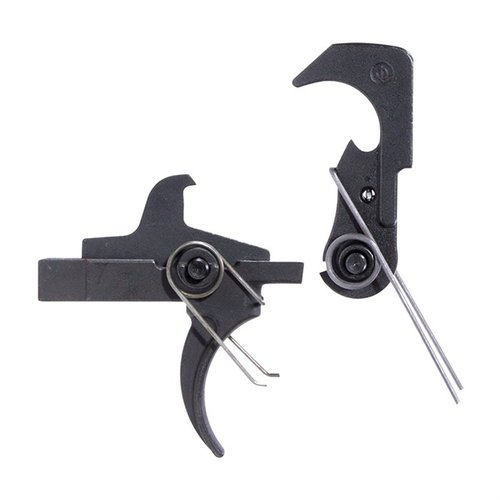 CMMG Mil-Spec Trigger Kit gir deg alt du trenger for å oppgradere din AR-15 med en M16-stil semi-auto avtrekker, inkludert hammer og fjærer.