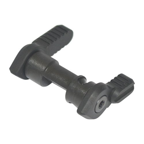Armaspec ST45 gir en kort, smidig sikkerhetsvelger for AR-15, med ambidextrous design og 45-graders kast for raskere skifting mellom "FIRE" og "SAFE".