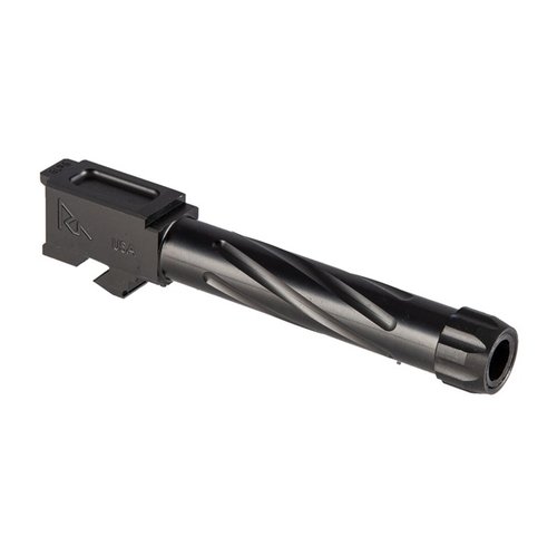 MATCH GRADE TWISTED THREADED BARREL til GLOCK® 19 gir overlegen nøyaktighet og ytelse med høykvalitets rustfritt stål og presisjonspolering.