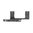 AMERICAN DEFENSE MANUFACTURING 30MM 0 MOA 2   CANTILEVER MOUNT, BLACK